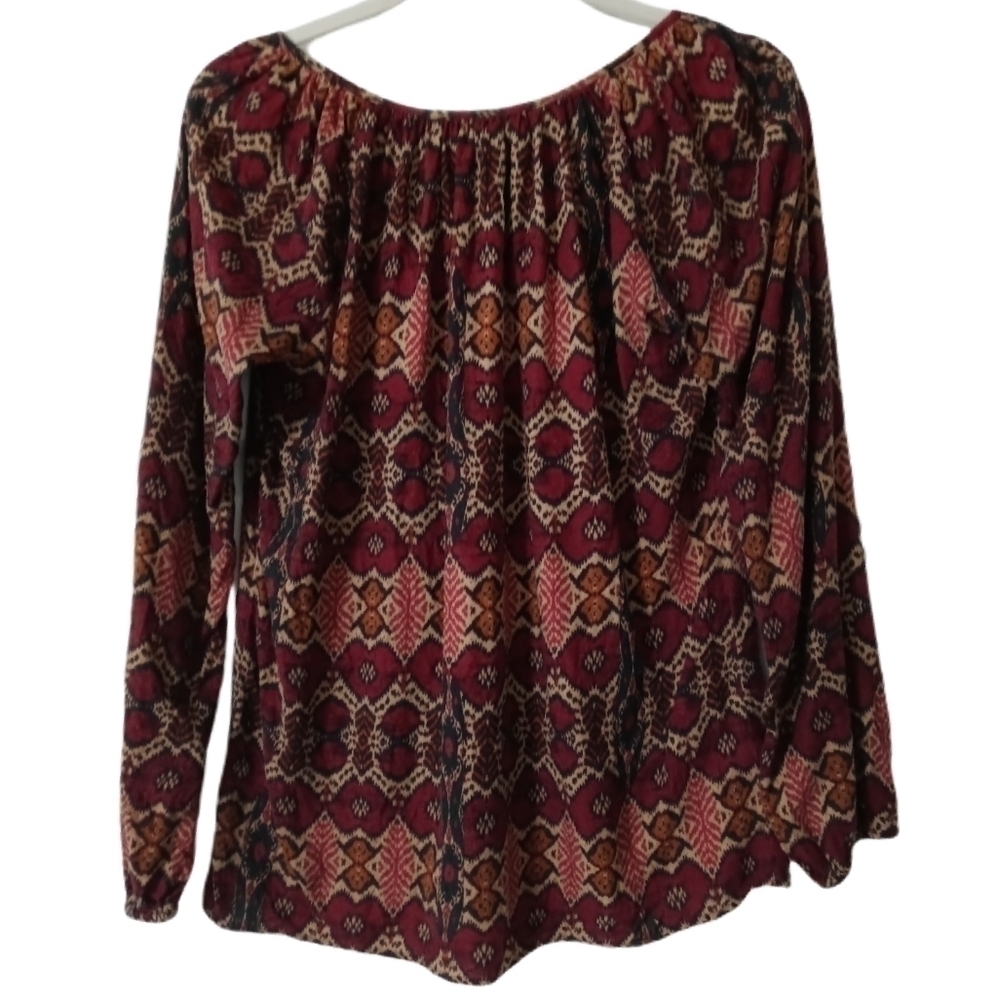 Karen Kane Tassel BOHO Top - Picture 2 of 2